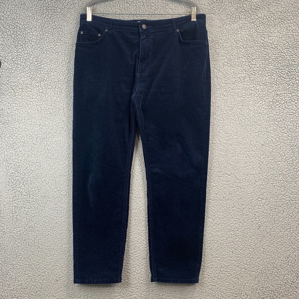 Ash & Erie Corduroy Pants Mens Size 35 X 27 Dark Blue
